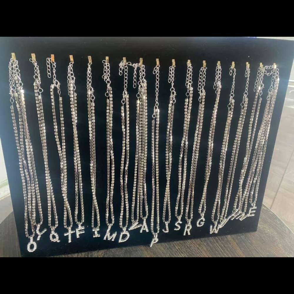 Letter necklaces